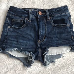American Eagle mid rise super stretch shorts